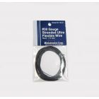 Miniatronics 48-130-01 30 Gauge Ultra Flexible Wire, Black (10ft)