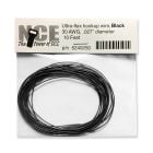 NCE 5240250 Ultraflex Wire, 30 Gauge 10ft, Black