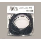NCE 5240272 Power Drop Wire, 22 Gauge 16in, Black, 32pk