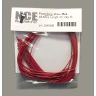 NCE 5240289 Power Drop Wire, 22 Gauge 16in, Red, 10pk