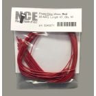 NCE 5240271 Power Drop Wire, 22 Gauge 16in, Red, 16pk
