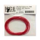 NCE 5240252 Ultraflex Wire, 30 Gauge 10ft, Red