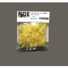 NCE 5240276 Track Bus Taps, 10-12 Gauge, Yellow, 32pk