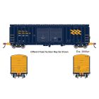 Athearn Roundhouse RND-1366, HO 50ft FMC 5283 Double Door Box Car, Ontario Northland #2804