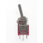 Miniatronics 36-100-02, Sub Mini Toggle Switch-DPDT, 3 Amp, 120 V, 3/16 in Diameter, 2-Pack