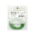 TCS 1091 30 Gauge Wire, 20 ft, Green & Black Stripe