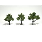Woodland Scenics 785-1506 Ready-Made "Realistic Trees" - Deciduous - 3 to 4"  7.6 to 10.2cm pkg(3), Light Green