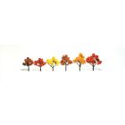 Woodland Scenics 785-1541 Ready Made Realistic Trees(TM) - Deciduous - Fall Mix, 3 to 5"  7.6 to 12.7cm pkg(6)