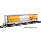 WalthersMainline 910-7844, HO Scale 59' Cylindrical Hopper, Canadian Wheat Board CNWX #106343