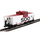 WalthersMainline 910-8720, HO Scale International Extended Wide-Vision Caboose, SOO  #66