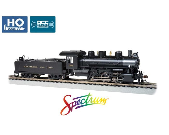 Bachmann 53801, Spectrum HO Scale USRA 0-6-0, TCS WOWSound DCC, B&O #354