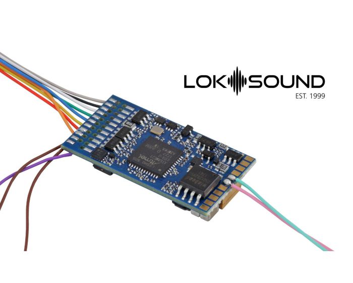 ESU 58210, LokSound 5 Fx DCC/MM/SX/M4, 8-Pin NEM652, Sound Decoder, HO Scale