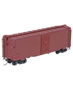 Kadee 4000 HO 40' PS-1 Boxcar with 6' Youngstown Door - Undecorated 1950-1953 Narrow Tab - Boxcar Red