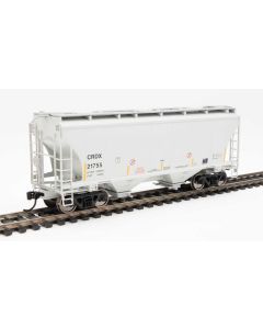 Walthers Mainline 910-7569 HO 39ft Trinity 3281 2-Bay Covered Hopper, CIT Group CITX #87536