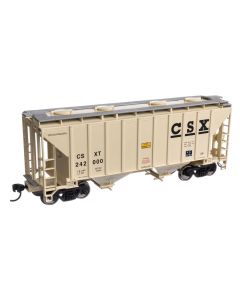 Walthers Mainline 910-7978 HO 37ft 2980 2-Bay Covered Hopper, CSX #242000