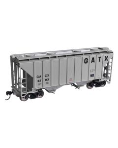 Walthers Mainline 910-7986 HO 37ft 2980 2-Bay Covered Hopper, GATX Corporation GACX #3203