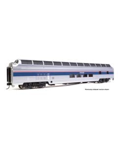 WalthersProto 920-14601 HO 85ft Budd Great Dome, Lighted, Amtrak Phase III #9301