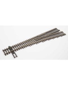 Walthers 948-10016, HO Scale Code 100 Nickel Silver DCC-Friendly #5 Turnout, Right Hand