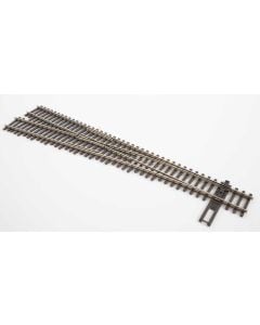 Walthers 948-10017, HO Scale Code 100 Nickel Silver DCC-Friendly #6 Turnout, Left Hand