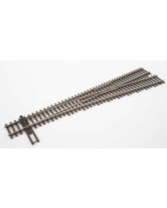 Walthers 948-10018, HO Scale Code 100 Nickel Silver DCC-Friendly #6 Turnout, Right Hand