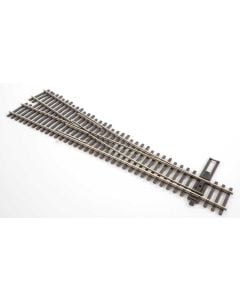 Walthers 948-83016, HO Scale Code 83 Nickel Silver DCC Friendly Number 5 Turnout, Right Hand