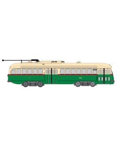 Bowser HO PCC Kansas City Body Trolley, Philadelphia Green