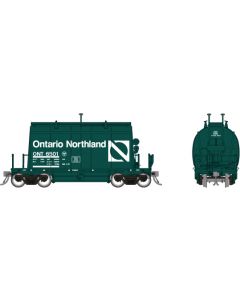 Rapido HO NSC Short Barrel Ore Hopper 6-Pack, Ontario Northland Progressive Green