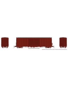 Rapido 170099 HO PC&F B70 Boxcar, Painted Oxide Brown, Unlettered