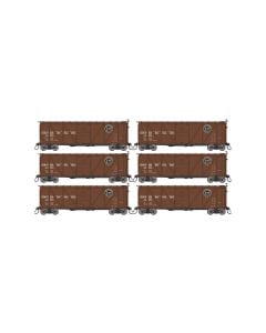 Rapido 171005 HO B-50-15 Boxcar, Southern Pacific Passenger Scheme, As Built, Viking Roof 6-Pack