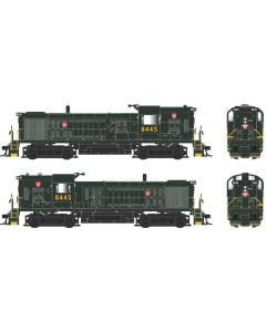 Bowser 25242 HO ALCo RS-3 Hammerhead, ESU LokSound DCC Sound, Pennsylvania Railroad #8445 Repaint, No Trainphone