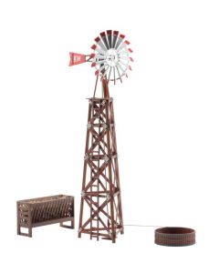 Woodland Scenics BR5868 Built-&-Ready(R) Assembled Structure -- Windmill (Well-Kept)