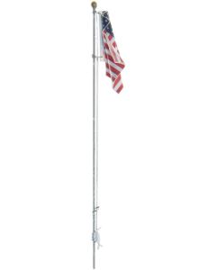 Woodland Scenics JP5950 Flag Pole with U.S. Flag - Just Plug(TM) -- Small - 2-1/4" 5.7cm Tall