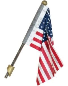 Woodland Scenics JP5954 Wall-Mount U.S. Flag - Just Plug(TM) -- Medium - 1-3/8" 3.5cm