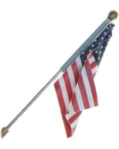Woodland Scenics JP5955 Wall-Mount U.S. Flag - Just Plug(TM) -- Large - 2-1/2"  6.4cm