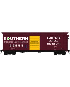 Bowser HO 40ft Box Car, Southern, with Hatches