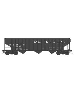 Bowser 43459 HO 70-ton 14 Panel Hopper, Rio Grande #17002