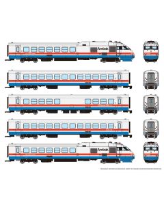 Rapido 525001 N Rohr Turboliner, Standard DC, Amtrak Set #1