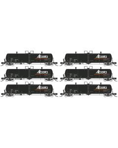 Rapido N 535009 Procor GP20 20K Tank Car 6-Pack, Government of Alberta, UTLX As Delivered, Set #1