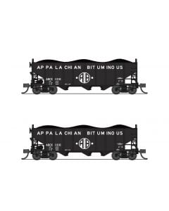 Broadway Limited 7158 N Class H2A 3-Bay Hopper 2-Pack, Appalachian Bituminous Set A