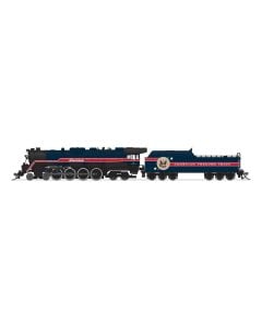 Broadway Limited 7407 N T1 4-8-4, Paragon4 DC/DCC/Sound, American Freedom Train #1