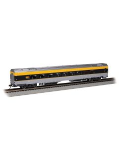 Bachmann 74505, HO Scale Siemens Venture Coach, VIA Rail Canada #2800, Gray Black & Yellow