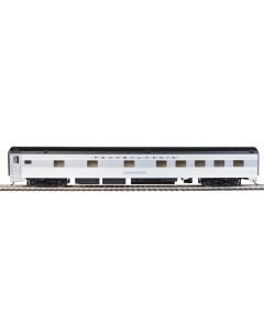 WalthersProto 920-16303 HO 85ft PS 10-6 Sleeper, Plan 4140, LED Lighting, No Skirts, Pennsylvania Railroad Class PS106A River Series, Decals