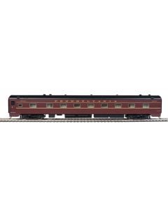 WalthersProto 920-16720 HO 85ft PS 12-4 Sleeper Plan 4130, LED Lights, No Skirts, Pennsylvania Railroad Class PS124, Decals