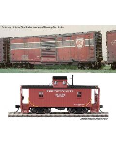 WalthersProto 920-902 HO Pennsylvania Railroad Merchandise Service Train, Set #3: 12 40' Rebuilt X29B Boxcars, N6B Caboose