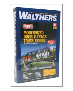 Single Track Railroad Low Deck Girder Bridge Walthers Cornerstone HO Scale 30ft 