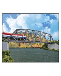 933-4522 Walthers Cornerstone HO Arched Pratt Truss Railroad Bridge