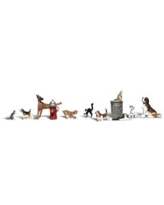 Woodland Scenics A2140 Dogs & Cats - Scenic Accents(R) -- pkg(12)