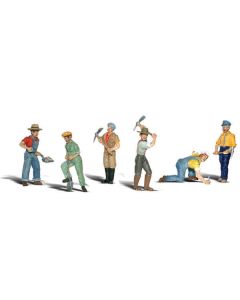 Woodland Scenics A2148 Track Workers - Scenic Accents(R) -- pkg(6)