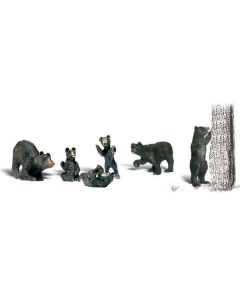 Black and White Woodland Scenics A2187 N-Scale Holstein Cows 