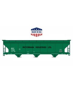 Accurail® 2118, HO Scale Kit, 3-Bay ACF Covered Hopper, Incobrasa Industries #97086